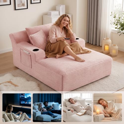 NicBex 66”Oversized Chaise Lounge Chair Indoor - Image 4