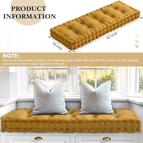 Threehoney Velvet Bench Cushion - Image 2