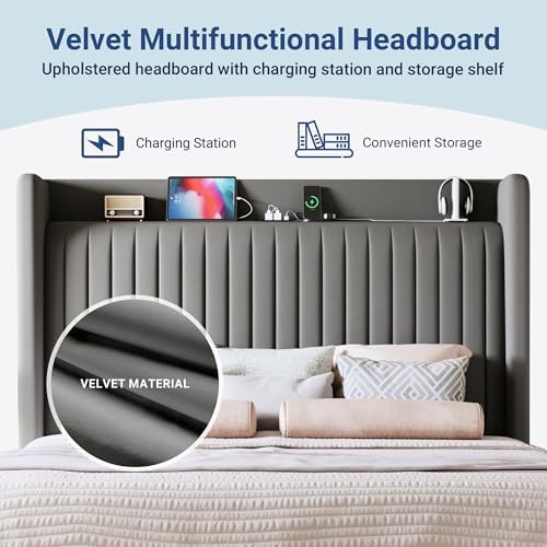 Allewie Queen Size Platform Bed Frame - Image 4