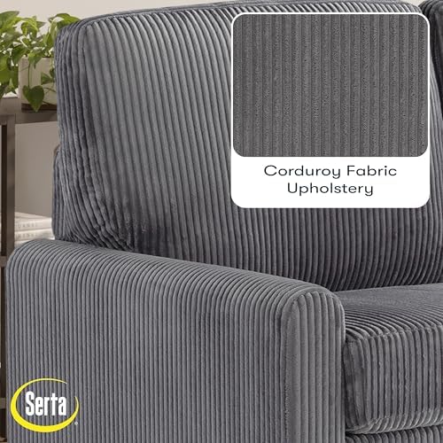 Serta® Darnold 53.5" Pull-Out Sleeper Loveseat, Twin Size, Dreamcoil® Comfort - Image 7