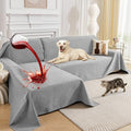 100% Waterproof Sectional Couch Covers, 2 Pieces L Shaped Sofa Cover by DeepDream
