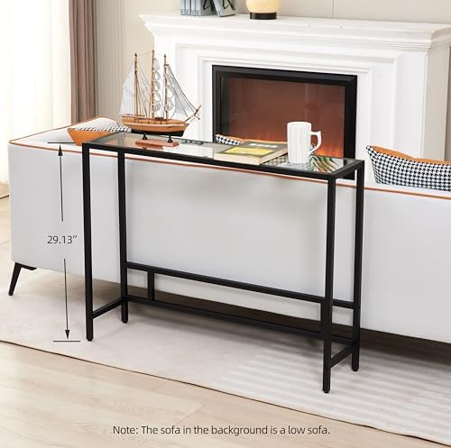 MAJARO Small Modern Console Table - Image 6