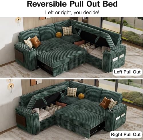 Vipbear 86" Modular Sectional Sleeper Sofa - Image 6