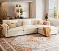 ELUCHANG 113" Oversized Modular Sectional Sofa, L Shaped Comfy Cloud Couch by ELUCHANG