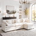 LEVELEVE 112" L-Shape Modular Sofa by Enjoyyourlife