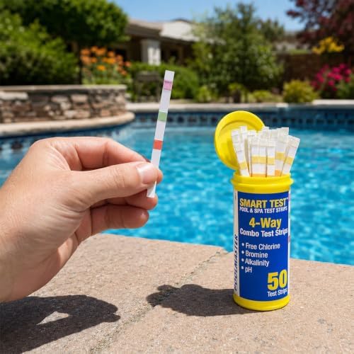 Poolmaster 4-Way Swimming Pool & Spa Test Strips, Easy-to-Read Results - Image 4