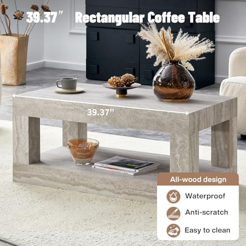LKTART Rectangle Coffee Table - Image 5