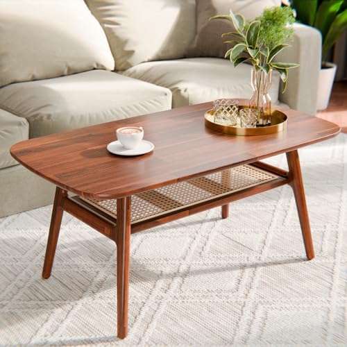 Bme Nancy Solid Acacia Wood Coffee Table by Bme