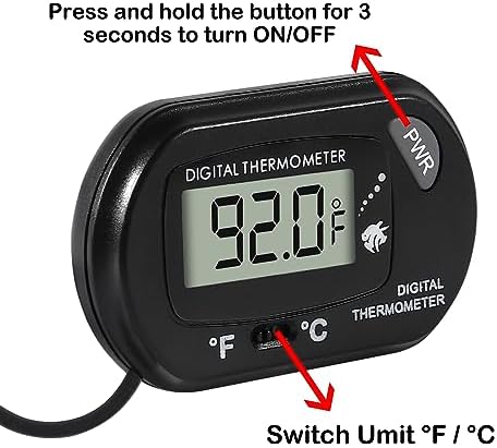 10Pcs Aquarium Thermometer Fish Tank Thermometer Reptile Terrarium Water Test - Image 3