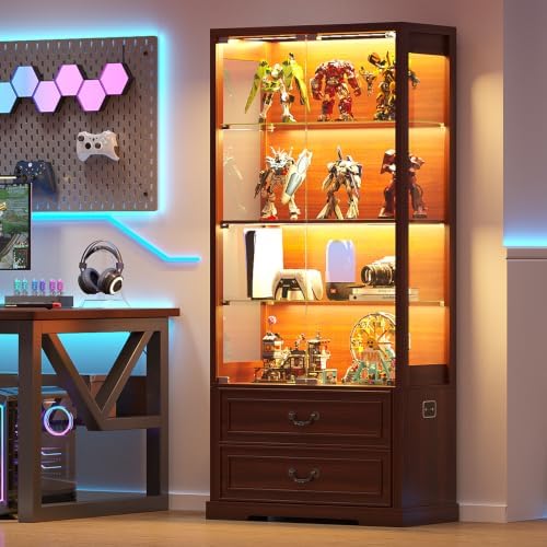 TAGELIER Glass Display Cabinet by TAGELIER