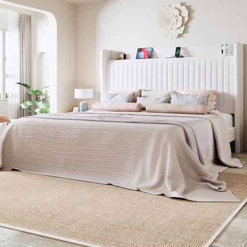 Allewie King Size Platform Bed Frame by Allewie