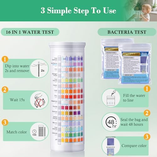 22 in 1 Drinking Water Testing Kit, Tap and Well Water Test Kit - Image 3