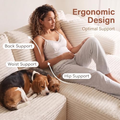 Boneless Couch Modular Sectional Sofa Cloud Couch - Image 3