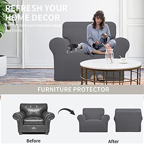 Easy-Going Stretch Oversized Chair Slipcover - Image 4