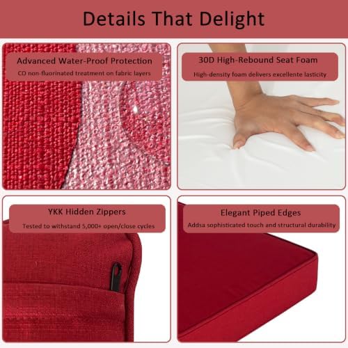 COZYVIDA Patio Seat Cushions - Image 5