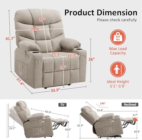 MCombo Power Lift Recliner Chair - Image 3