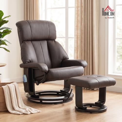 HOMCOM Massage Swivel Recliner Chair - Image 2