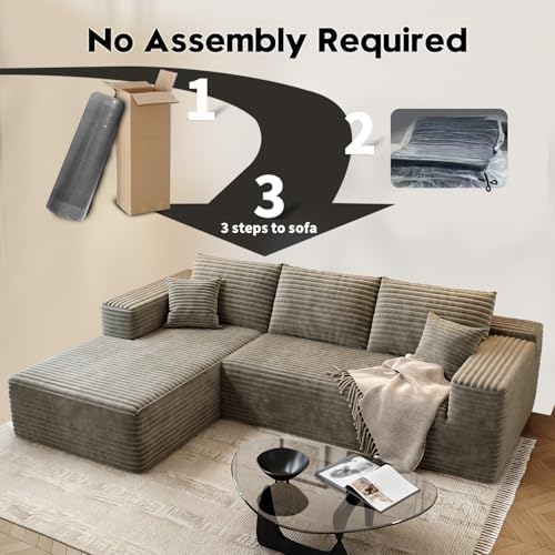 107.5" Cloud Modular Sectional Sofa Couch - Image 6
