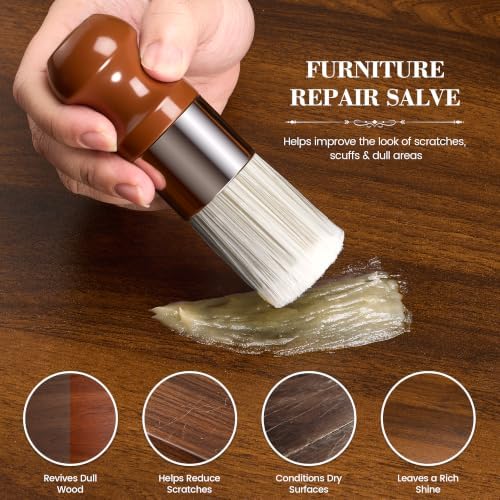 LUXGROVE® Wood & Leather Furniture Repair Salve, Conditioning Balm - Image 4