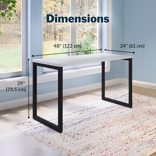 Vari Table for Home Office – 48x24 – White/Black - Image 2