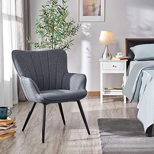 Yaheetech Accent Chairs Set of 2, Upholstered Armchairs - Image 4