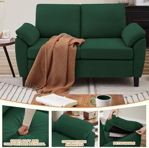 80" Convertible Sectional Sofa Set, Modern Linen Small L Shaped Couch - Image 5