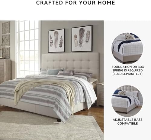 Signature Design by Ashley Dolante Upholstered King Size Bed Frame - Image 5
