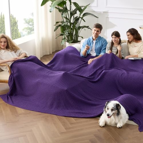 Bedsure Cooling Waffle Blanket for Hot Sleepers, Oversized King by BEDSURE