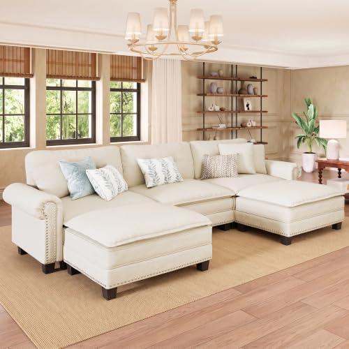 PHI VILLA 116" Oversized Modular Sectional Couch U Shaped by PHIVILLA
