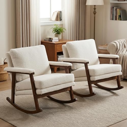 Rocking Chair Nursery, Compact Glider Rocking Chair - Image 4