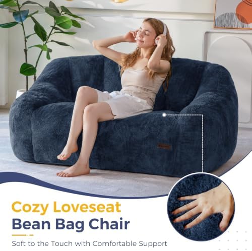 MAXYOYO Bean Bag Chair, Comfy Bean Bag Sofa - Image 5