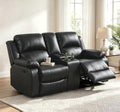 Leather Recliner Sofa，Reclining Sofa Set by Caberryne