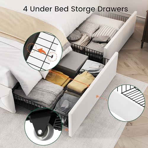 LARMACE Full Size Bed Frame - Image 6