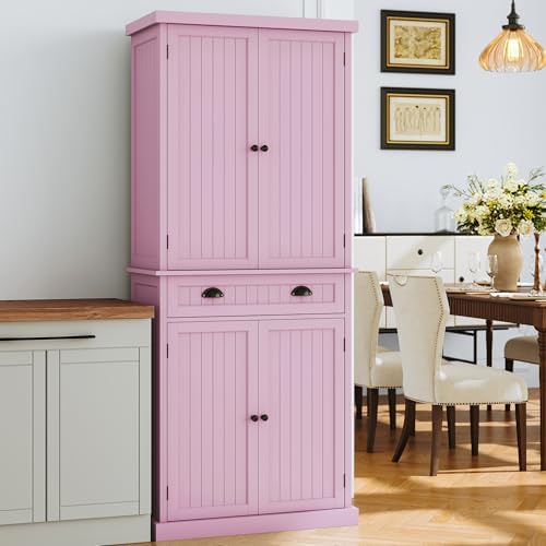 ARTPOWER 72" Tall Freestanding Pantry & Kitchen Storage Cabinet by PowerofArtBetterforLife
