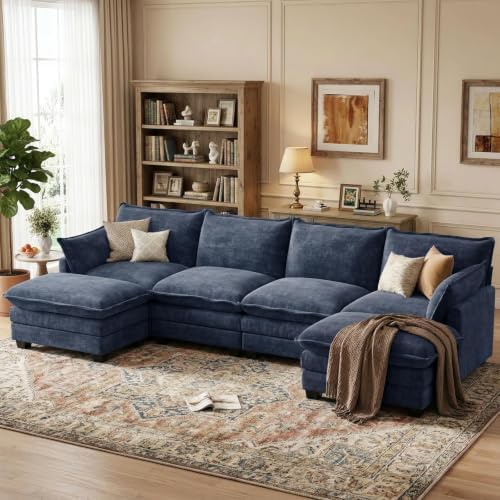 U Shaped Modular Sectional Couch, Comfy Sofa by Unknown