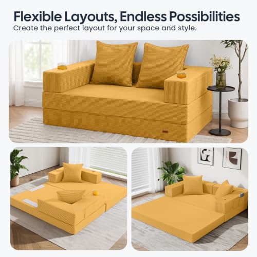 COMAX Boneless Futon Sofa Bed - Image 4