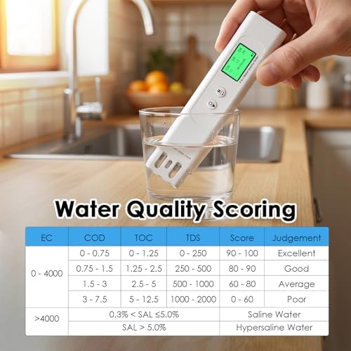 Water Quality Tester for Drinking Water Portable 9-in-1 TDS Meter Drinking - Image 4