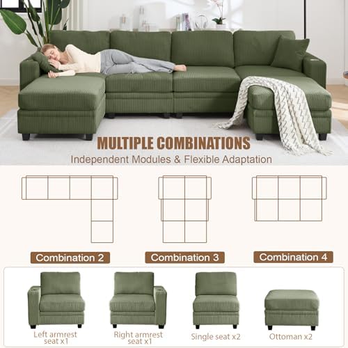 127" Modular Sectional Couch - Image 3