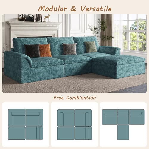 EASE MOOSE Boneless Couches for Living Room, Modular Sectional Sofa - Image 5