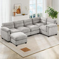 HAOMARKETS 115" Modular Sectional U Shaped Corner Sofa by HAOMARKETS