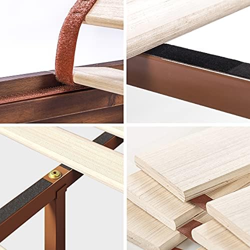 Zinus Marissa Deluxe Wood Platform Bed Frame, No Box Spring Needed, Wood Slat - Image 5