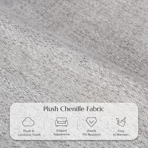 Traditional Chenille Couch Sofas - Image 6