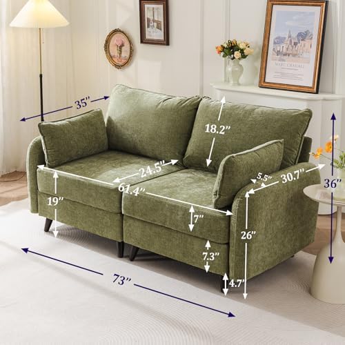 Rexulqo 73'' Modular Sectional Couch - Image 6