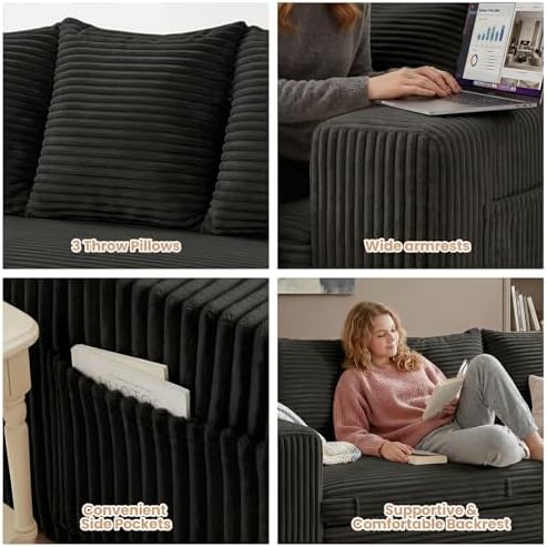Boneless Couch Sofa Bed, Pull Out Couch Bed - Image 5