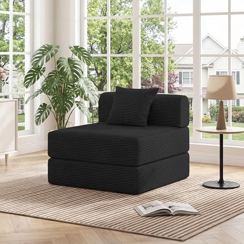 Futon Sofa Bed Modular Loveseat Sleeper Folding Pull Out Couch - Image 3