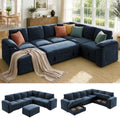 Xbrigh 108 inch Modular Sectional Sleeper Sofa by Xbrigh