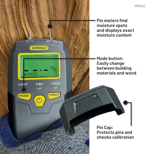 General Tools MMD4E Moisture Meter - Image 5