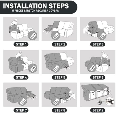 Stretch Recliner Sofa Cover - Image 6