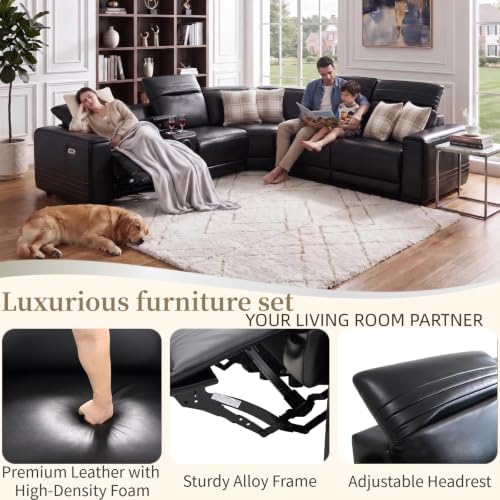 Power Reclining Sectional Sofa - Image 5