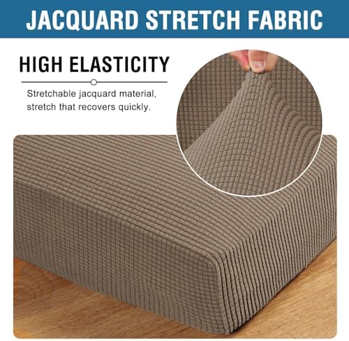 H.VERSAILTEX Super Stretch Individual Seat Cushion Covers Sofa Covers Couch - Image 4
